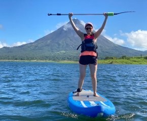 Stand-Up Paddle Board in Lake Arenal