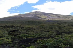 The foot of the volcano