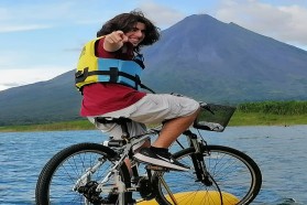 Water bike tour